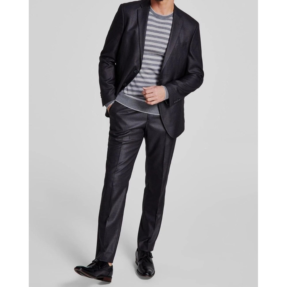 Kenneth Cole Reaction Men's 2-pc Suit  Blazer Slim Fit Pants 40R 34Wx32L E091312